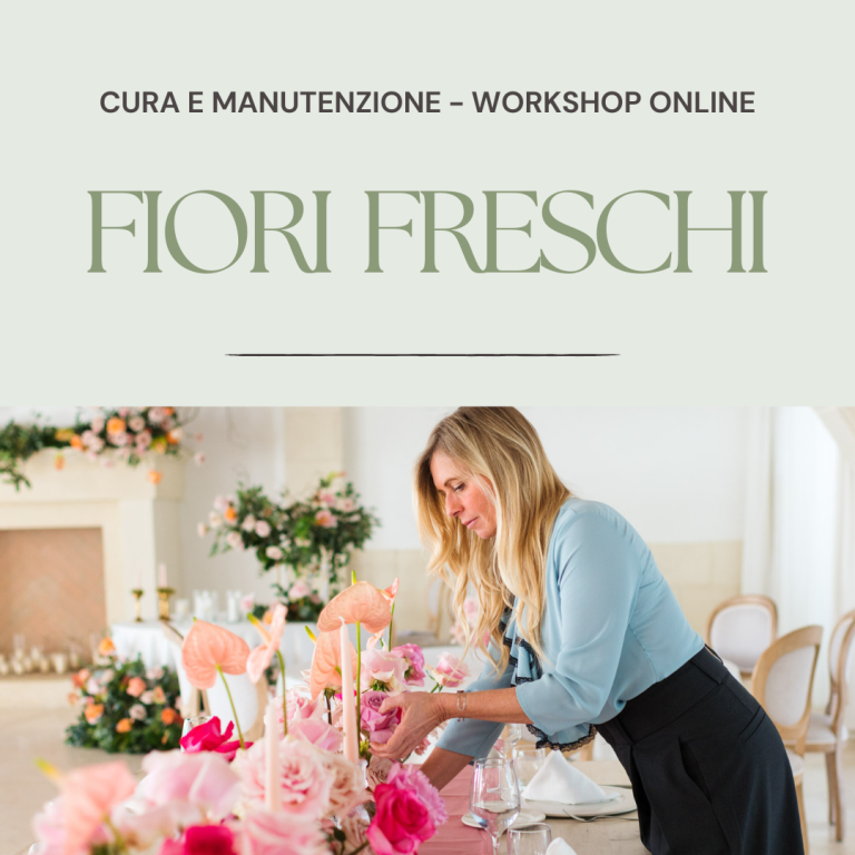 Cura e manutenzione dei fiori freschi