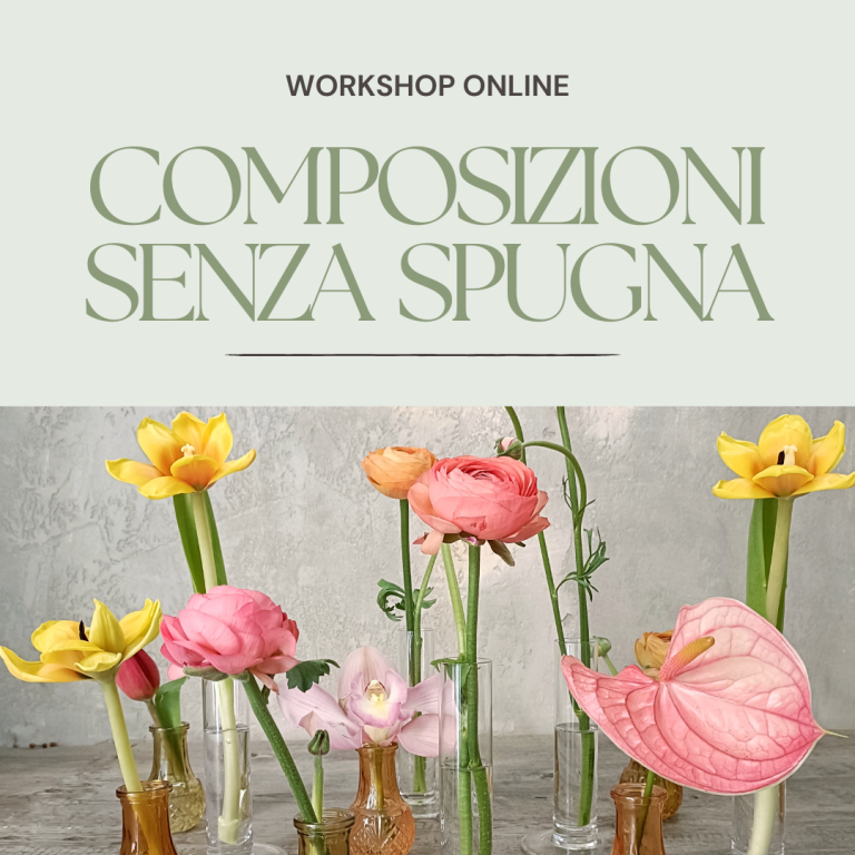Corso Composizioni Floreali senza Spugna