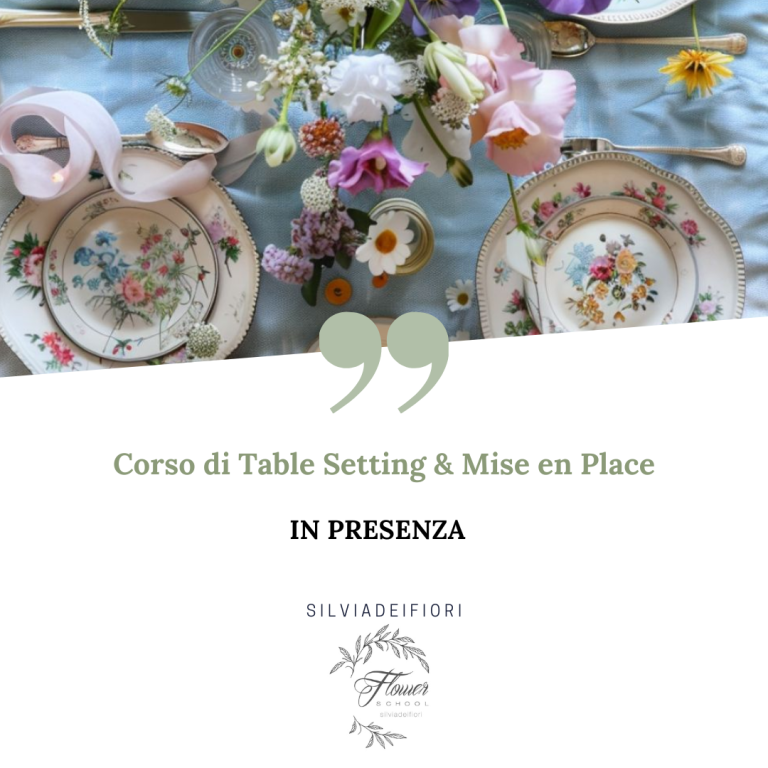 Corso di Table Setting e Mise en Place (IN PRESENZA)