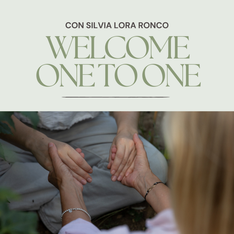WELCOME One to one con Silvia Lora Ronco